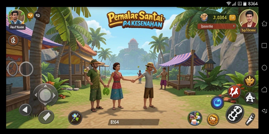 Tampilan gameplay <strong>8364</strong> yang penuh warna dan mengasyikkan.