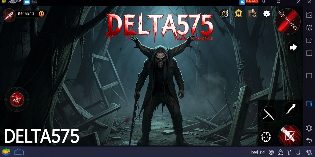 Tampilan gameplay DELTA575 yang mencekam dan menegangkan.