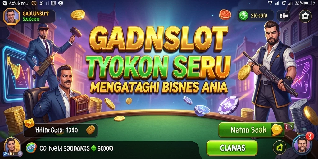 Tampilan gameplay menarik dalam GADUNSLOT yang menggambarkan keseruan Tycoon.