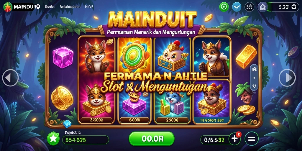 Tampilan gameplay Slot MAINDUIT yang menarik dan penuh warna.