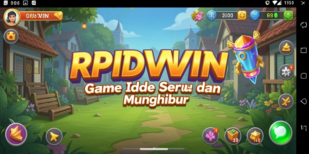 Tampilan gameplay RPIDWIN yang menggugah selera dan menarik.