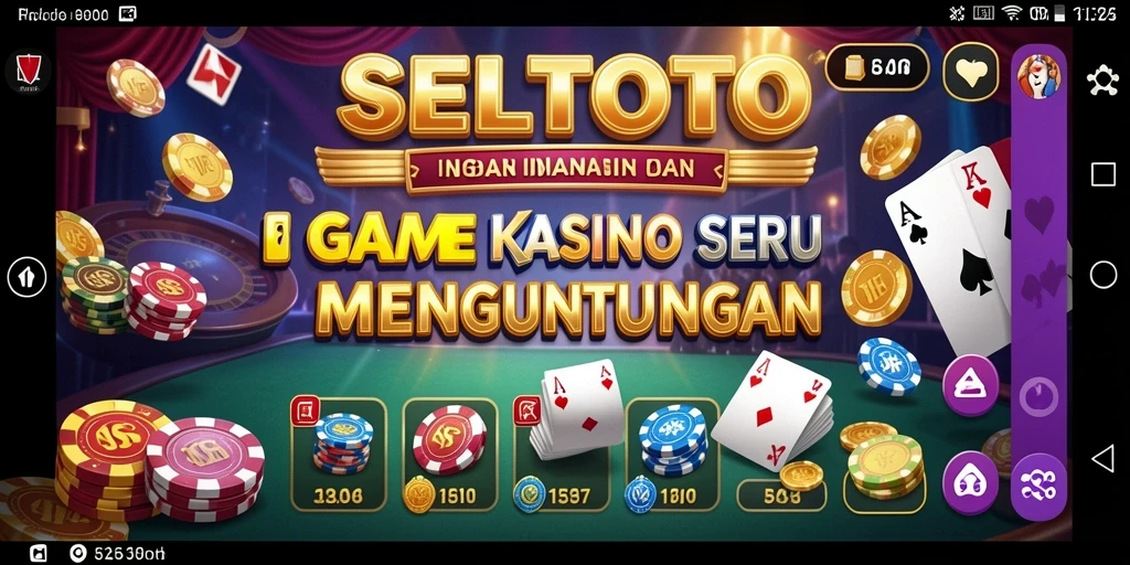 Tampilan menarik dan gameplay menyenangkan di SELTOTO.
