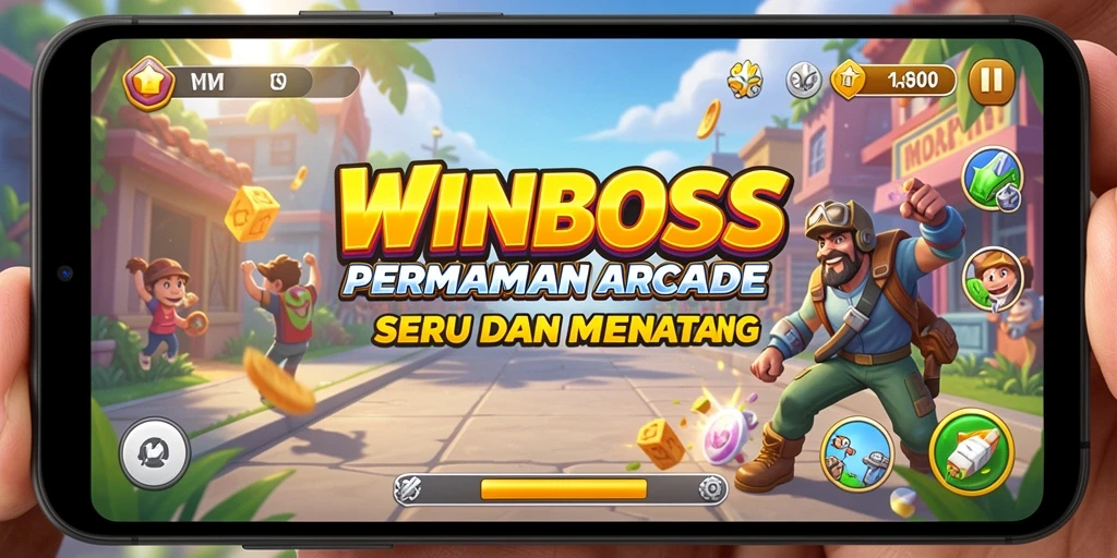 Screenshoot gameplay <strong>WINBOSS</strong> yang penuh aksi dan tantangan.