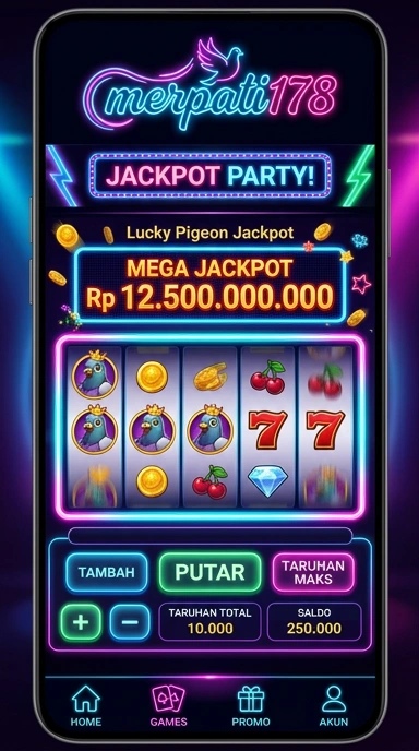 Gambaran merpati178 menampilkan tampilan detail aplikasi yang informatif.